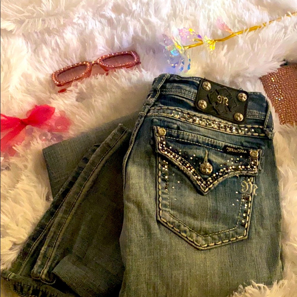 Miss Me jeans size 28 Bling